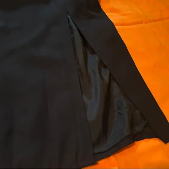 Alyce Designer Black w Gold Maxi Dress - Picture 7 of 7